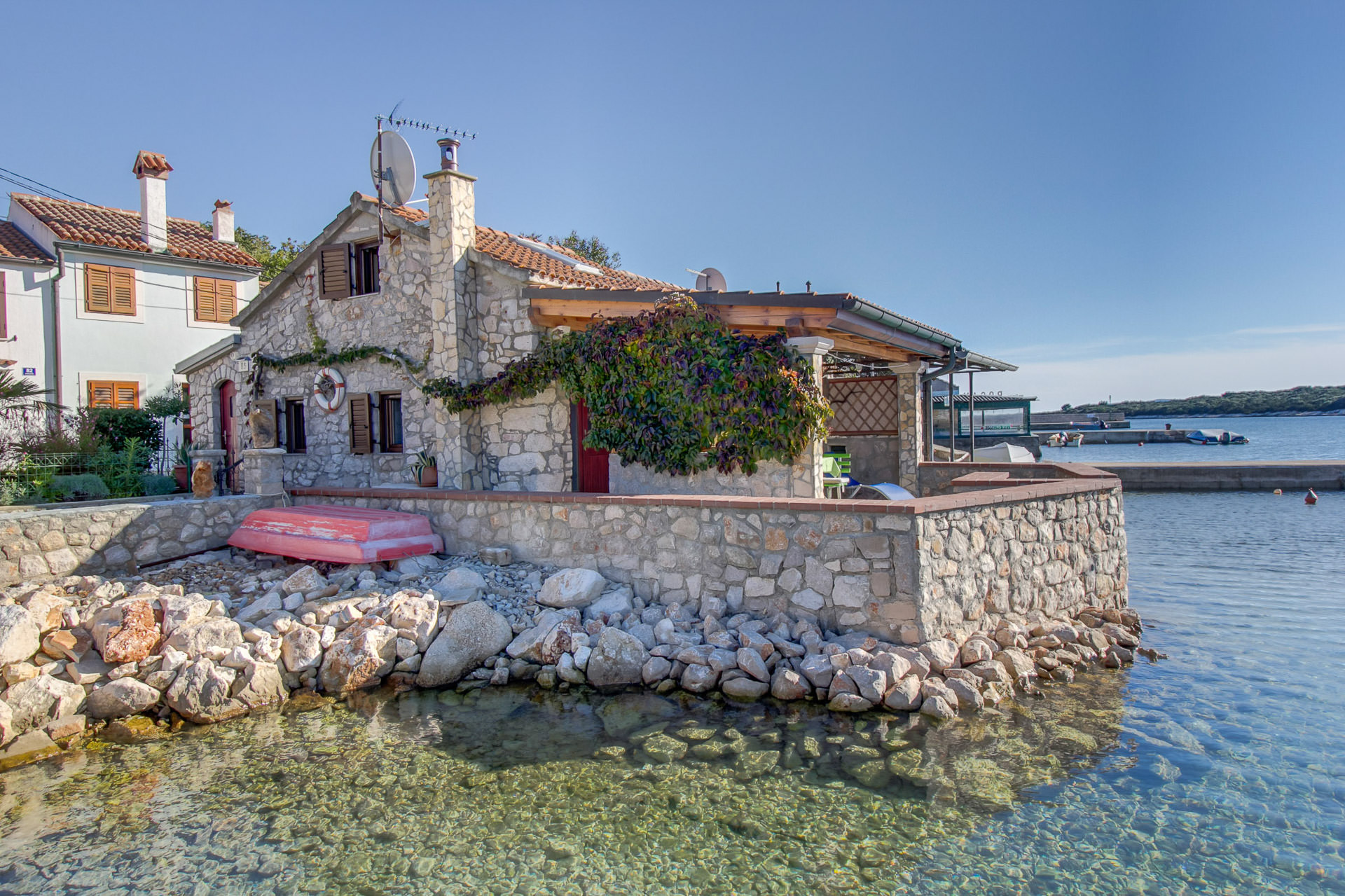 Punta Kriza Insel Cres/Wohnung am Meer für 4 Personen